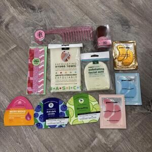 Sephora Ulta Beauty Lot - Eye Mask, Exfoliating Tools, Brushes, Nail Files - New